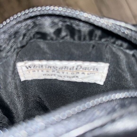 Whiting & David mini Black Sequin Crossbody Bag - Picture 5 of 6